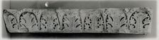 Fragment from a Molding with Acanthus Clusters under Arcades, Egypt, 5th-6th century. Creator: Unknown