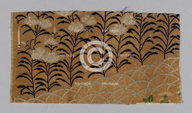 Fragment (From a Noh Costume), Japan, 18th century, late Edo period (1789-1868)/ Meiji period... Creator: Unknown.