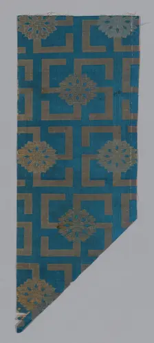 Fragment (From a Noh Costume), Japan, Edo period (1615-1868), 1675/1725. Creator: Unknown