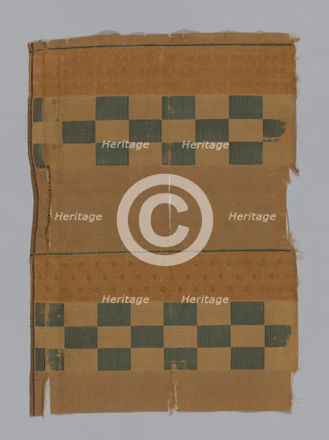 Fragment (From a Noh Costume), Japan, Edo period (1615-1868), 17th century. Creator: Unknown.