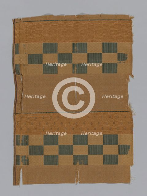 Fragment (From a Noh Costume), Japan, Edo period (1615-1868), 17th century. Creator: Unknown.