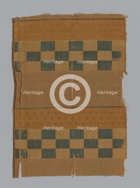 Fragment (From a Noh Costume), Japan, Edo period (1615-1868), 17th century. Creator: Unknown.