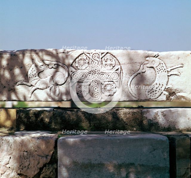 Fragment from a Byzantine church in Athens. Artist: Unknown