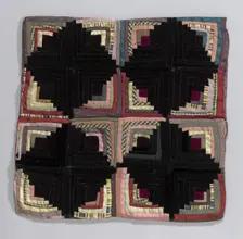 Fragment (from a Bedcover), United States, 1875/1900. Creator: Unknown