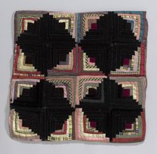 Fragment (from a Bedcover), United States, 1875/1900. Creator: Unknown