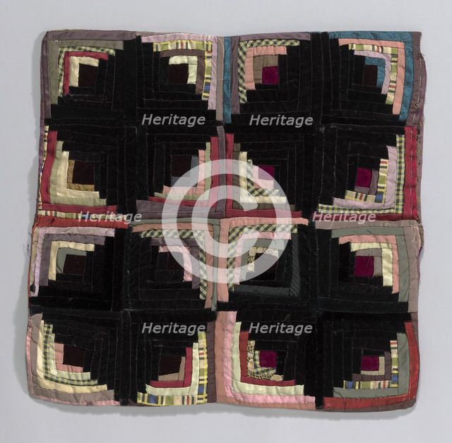 Fragment (from a Bedcover), United States, 1875/1900. Creator: Unknown.