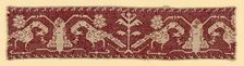 Fragment from a Border, Italy, 17th century. Creator: Unknown