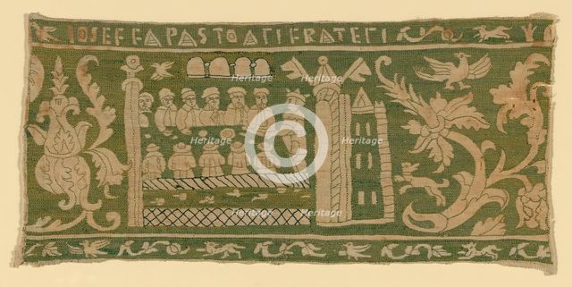 Fragment (From a Border), Italy, 1575/1625. Creator: Unknown.