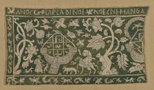 Fragment (From a Border), Italy, 1575/1625. Creator: Unknown