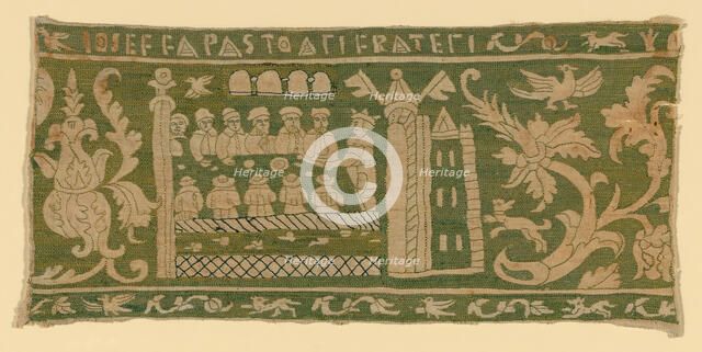 Fragment (From a Border), Italy, 1575/1625. Creator: Unknown.