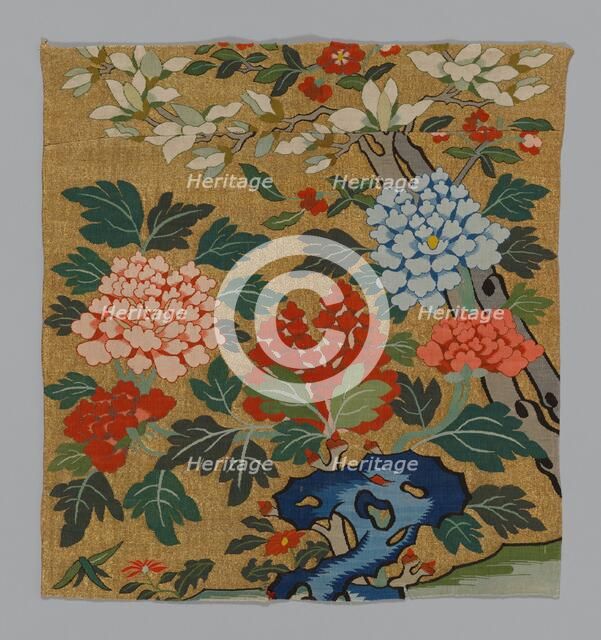 Fragment (From a Chair Panel (K’assu), China, Qing dynasty (1644-1911), 1654/1772. Creator: Unknown.