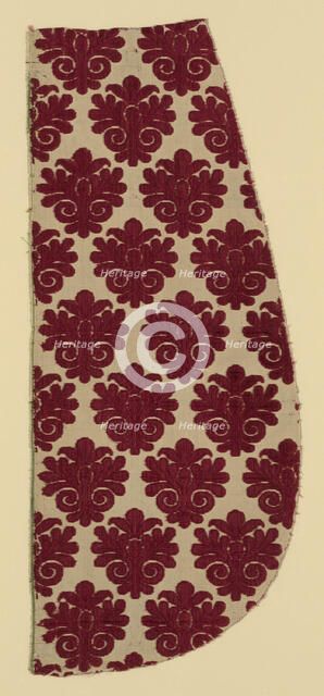 Fragment (From a Chasuble), Italy, 1601/50. Creator: Unknown.