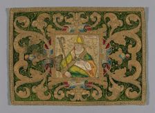 Fragment (From a Chasuble), Spain, 17th century. Creator: Unknown