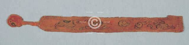 Fragment from a Child's Tunic: Clavus I, 600s - 700s. Creator: Unknown.