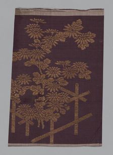 Fragment (From a Choken of Noh Costume), Japan, Edo period (1615-1868), 1775/1825. Creator: Unknown