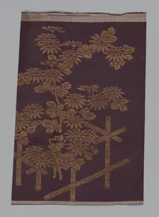 Fragment (From a Choken of Noh Costume), Japan, Edo period (1615-1868), 1775/1825. Creator: Unknown