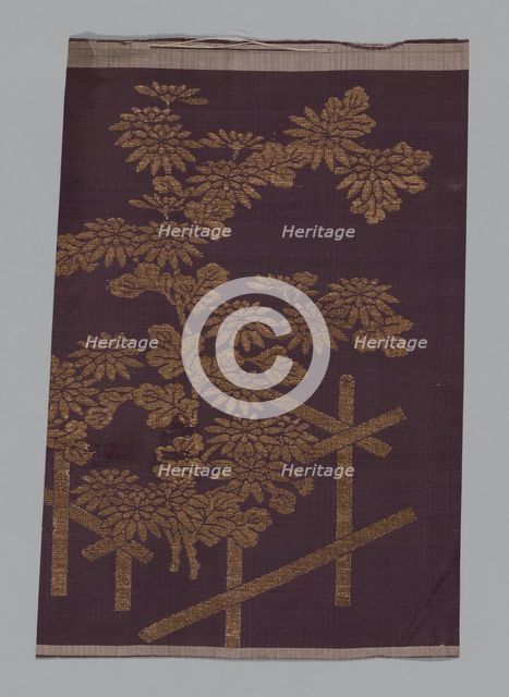 Fragment (From a Choken of Noh Costume), Japan, Edo period (1615-1868), 1775/1825. Creator: Unknown.