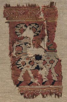 Fragment (from a Garment?), late 700s - early 800s. Creator: Unknown