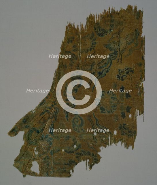 Fragment from a Garment (larger fragment), 900s. Creator: Unknown.