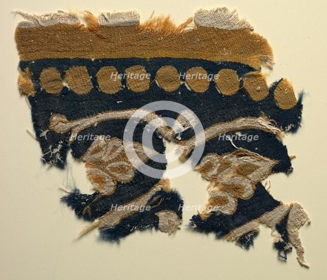 Fragment from a Hanging, 800s. Creator: Unknown.