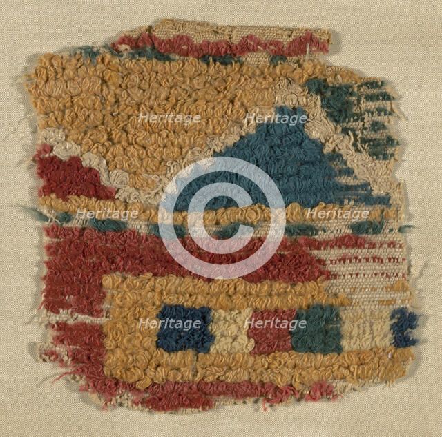 Fragment (from a Large Hanging), Egypt, Roman period (30 B.C.- 641 A.D.), 5th/6th century. Creator: Unknown.