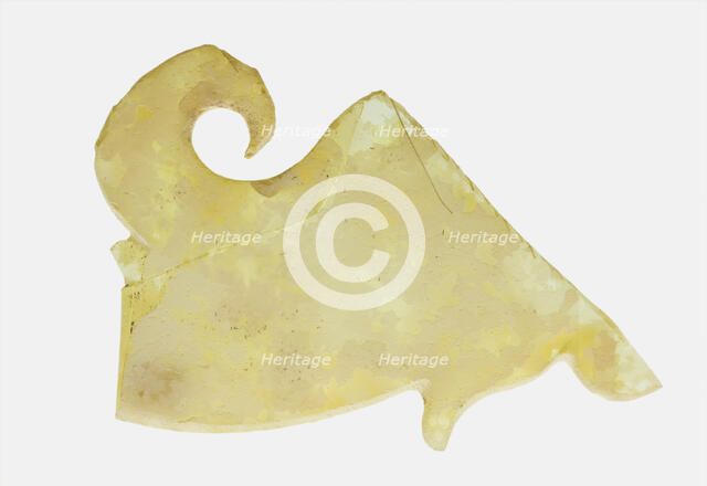 Fragment From a Platter Handle, Late Roman. Creator: Unknown.