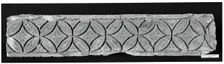 Fragment from a Post or Lintel with Leaves Branching from a Running Vine, Egypt, 6th-7th cent. Creator: Unknown