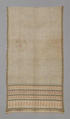 Fragment (From a Sari), India, early 18th century. Creator: Unknown
