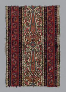 Fragment (From a shawl), Iran, 1801/50. Creator: Unknown