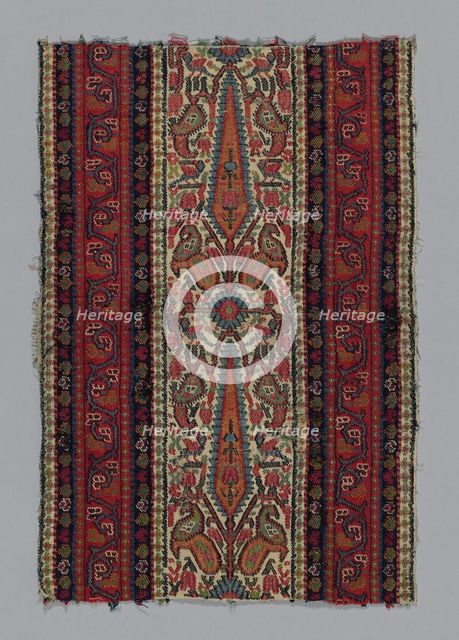 Fragment (From a shawl), Iran, 1801/50. Creator: Unknown.
