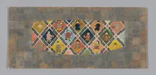 Fragment (From a Sleeve Band), China, Qing dynasty (1644-1911), 1875/1900. Creator: Unknown