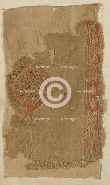 Fragment (from a Tunic), Egypt, Roman period (30 B.C.- 641 A.D.), 5th/6th century. Creator: Unknown.