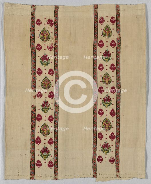 Fragment (from a Tunic), Egypt, Roman period (30 B.C.- 641 A.D.)/Arab period (641-969), 6th/7th... Creator: Unknown.