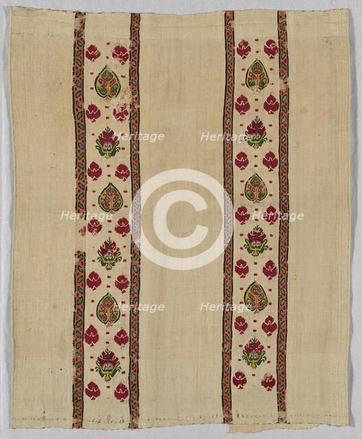 Fragment (from a Tunic), Egypt, Roman period (30 B.C.- 641 A.D.)/Arab period (641-969), 6th/7th... Creator: Unknown.