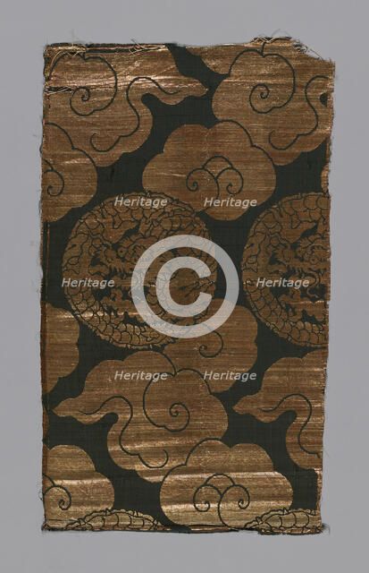 Fragment (From a Temple Hanging), Japan, late Edo period (1789-1868), 1801/25. Creator: Unknown.