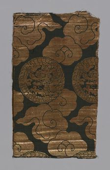 Fragment (From a Temple Hanging), Japan, late Edo period (1789-1868), 1801/25. Creator: Unknown