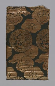 Fragment (From a Temple Hanging), Japan, late Edo period (1789-1868), 1801/25. Creator: Unknown