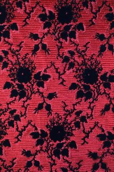 Fragment (From a Vest), France, c. 1820/40. Creator: Unknown