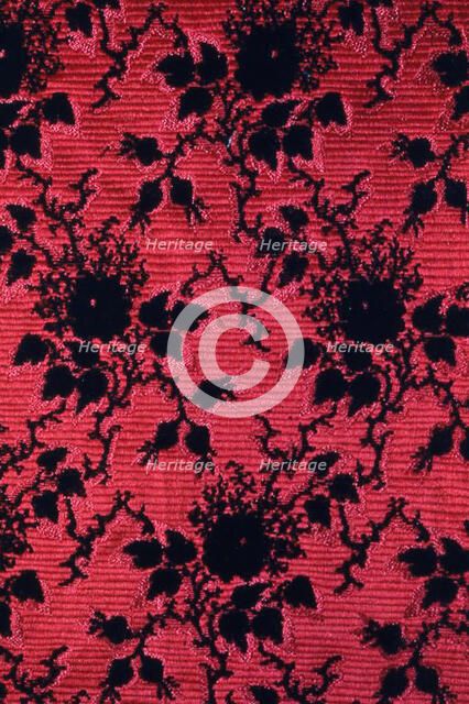 Fragment (From a Vest), France, c. 1820/40. Creator: Unknown.