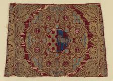 Fragment (From a Vestment), Florence, 15th century. Creator: Unknown