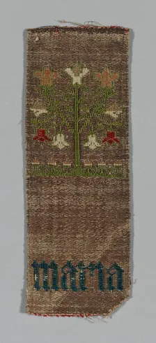 Fragment (From an Orphrey Band), Cologne, 15th century. Creator: Unknown