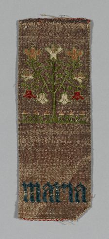 Fragment (From an Orphrey Band), Cologne, 15th century. Creator: Unknown