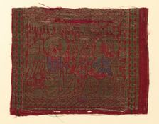 Fragment (From an Orphrey Band), Florence, 1450/1500. Creator: Unknown