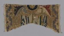 Fragment from an Orphrey, Florence, 1360s. Creator: Unknown