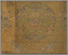 Fragment from Book of Textiles, 1800s. Creator: Unknown