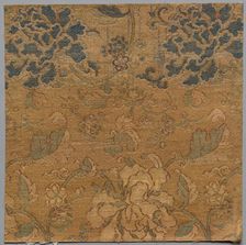 Fragment from Book of Textiles, 18th century. Creator: Unknown