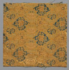 Fragment from Book of Textiles, early 18th century. Creator: Unknown