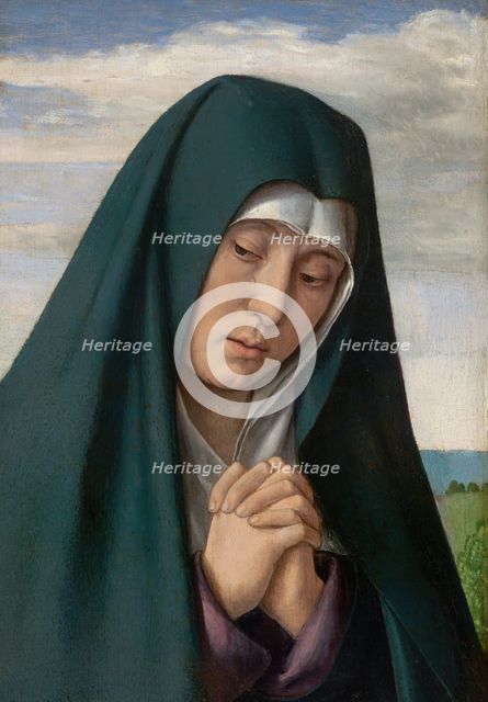 Fragment from Christ Carrying the Cross: Mourning Virgin, 1500/05. Creator: Jean Hey.