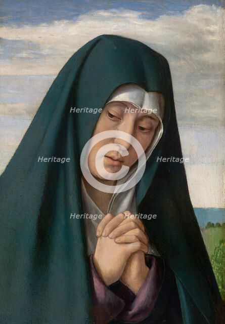 Fragment from Christ Carrying the Cross: Mourning Virgin, 1500/05. Creator: Jean Hey.