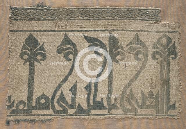 Fragment from Funeral Garment or Pall, 1000s - 1100s. Creator: Unknown.